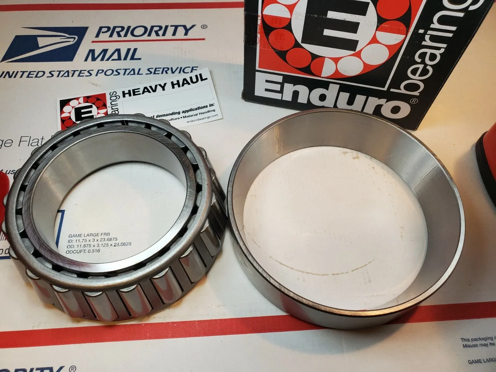 Enduro JHM 720249 JHM 720210 Tapered Roller Bearing Cup & Cone image 2