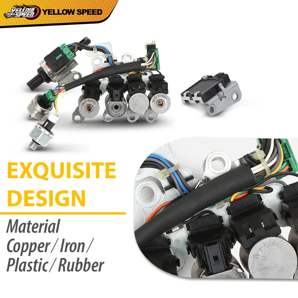 Fit For Nissan CVT Transmission Valve Body Solenoid Sensor Kit NEW image 4