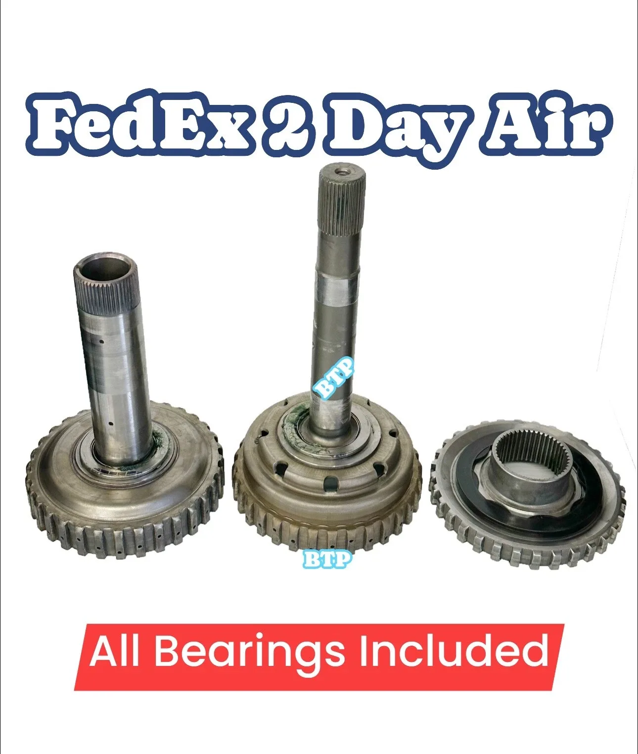 68RFE Input Hub Set — Overdrive, Underdrive, Reverse Hubs with Bearings