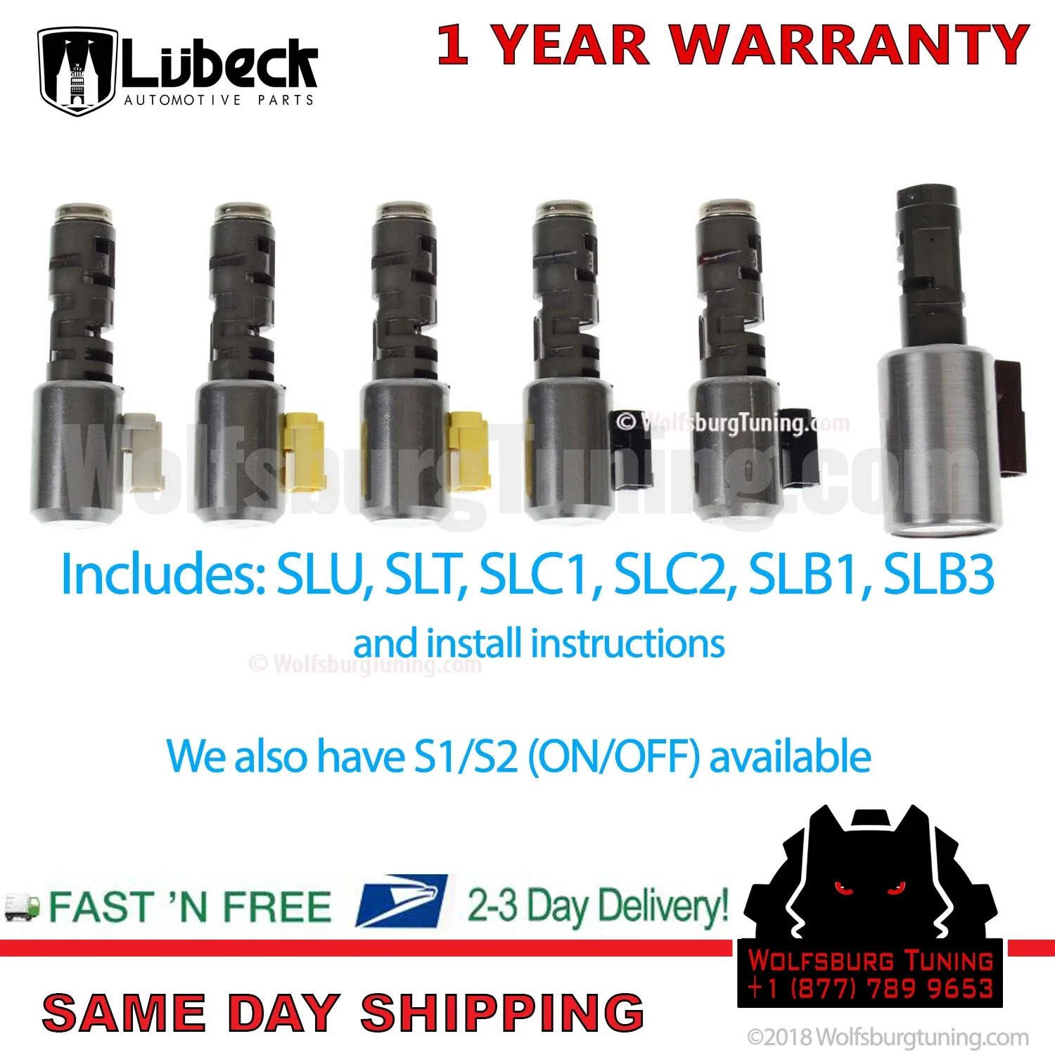 Mini Cooper 6 Speed Transmission Trans Solenoid Set 6F21WA JWS R53-R61 F55 02-16