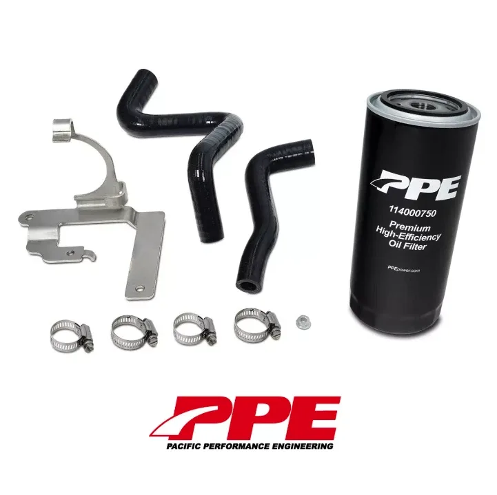 2020+ Chevrolet/GMC 6.6L L5P Duramax Oil Filter & Fuel Coolant Pump Relocation Kit — PPE 114002700