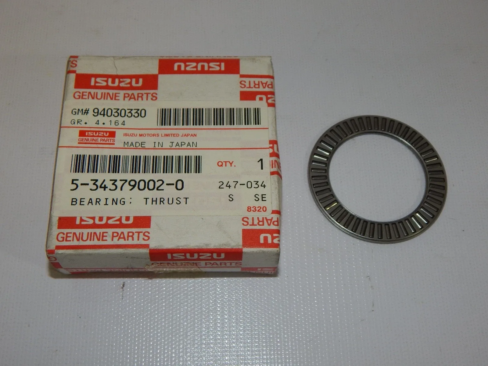 1981-1995 Isuzu Automatic Transmission Front Planetary Shaft Thrust Bearing - 5343790020