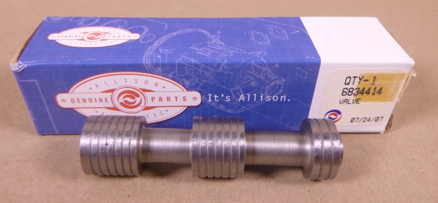 Allison Oil Pump Lockup Valve 6834414 for M923 / M925 5-Ton (NSN 2520-01-007-0346)