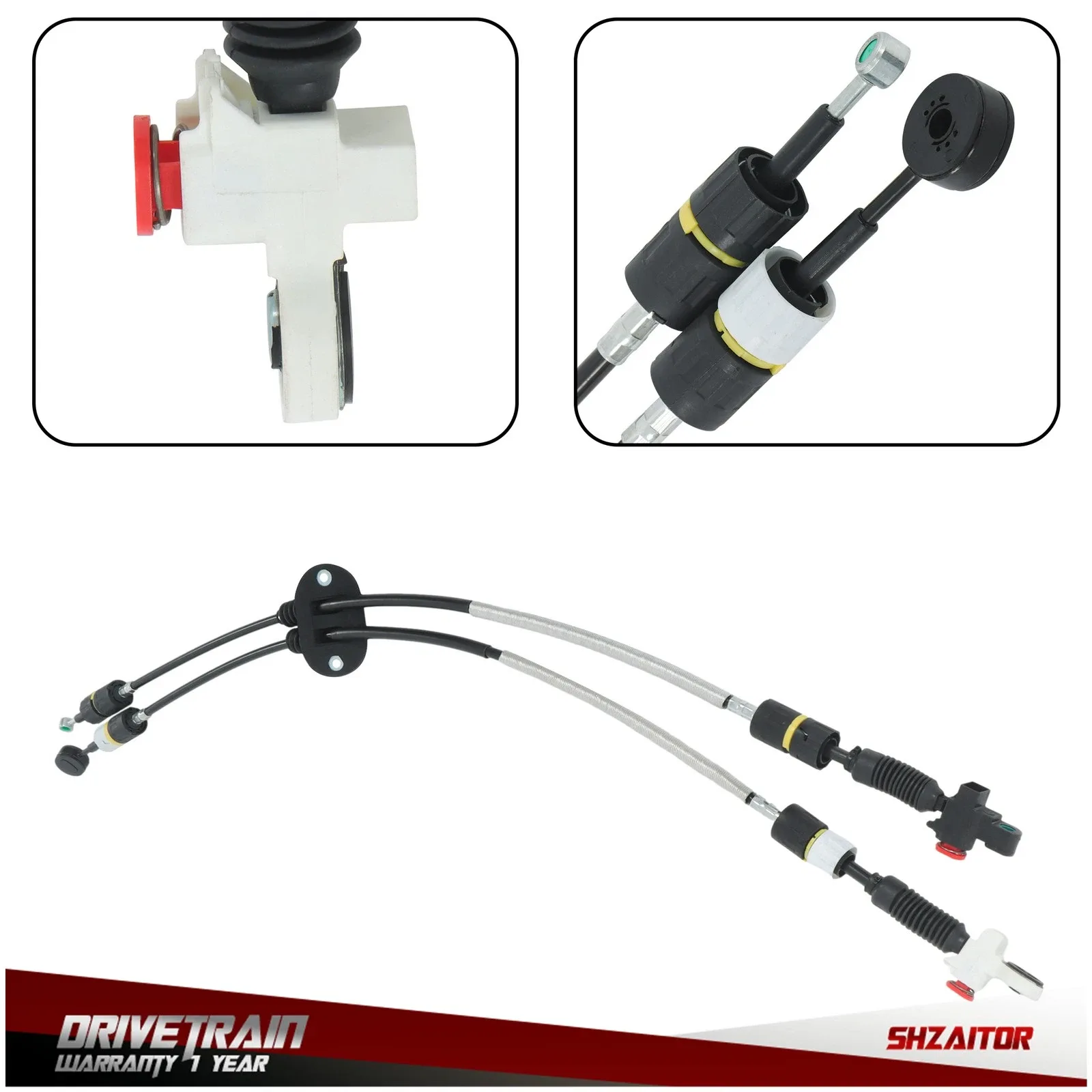 Transmission Double Shift Cable Assembly Manual For Ford Focus 1S4Z7E395HA 01-02