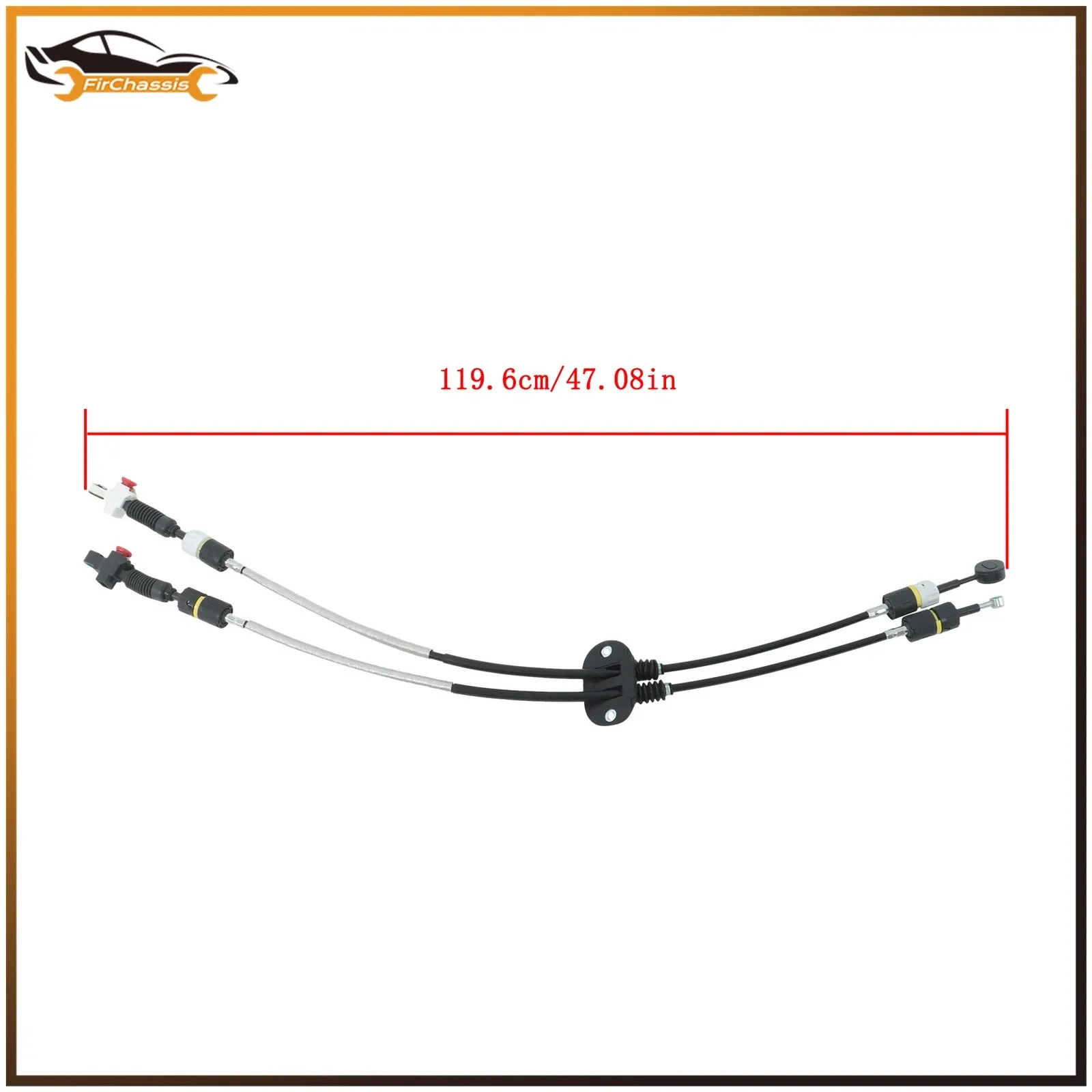 2001-2002 Ford Focus Manual Transmission Double Shift Cable Assembly FIRC6212780SS image 4