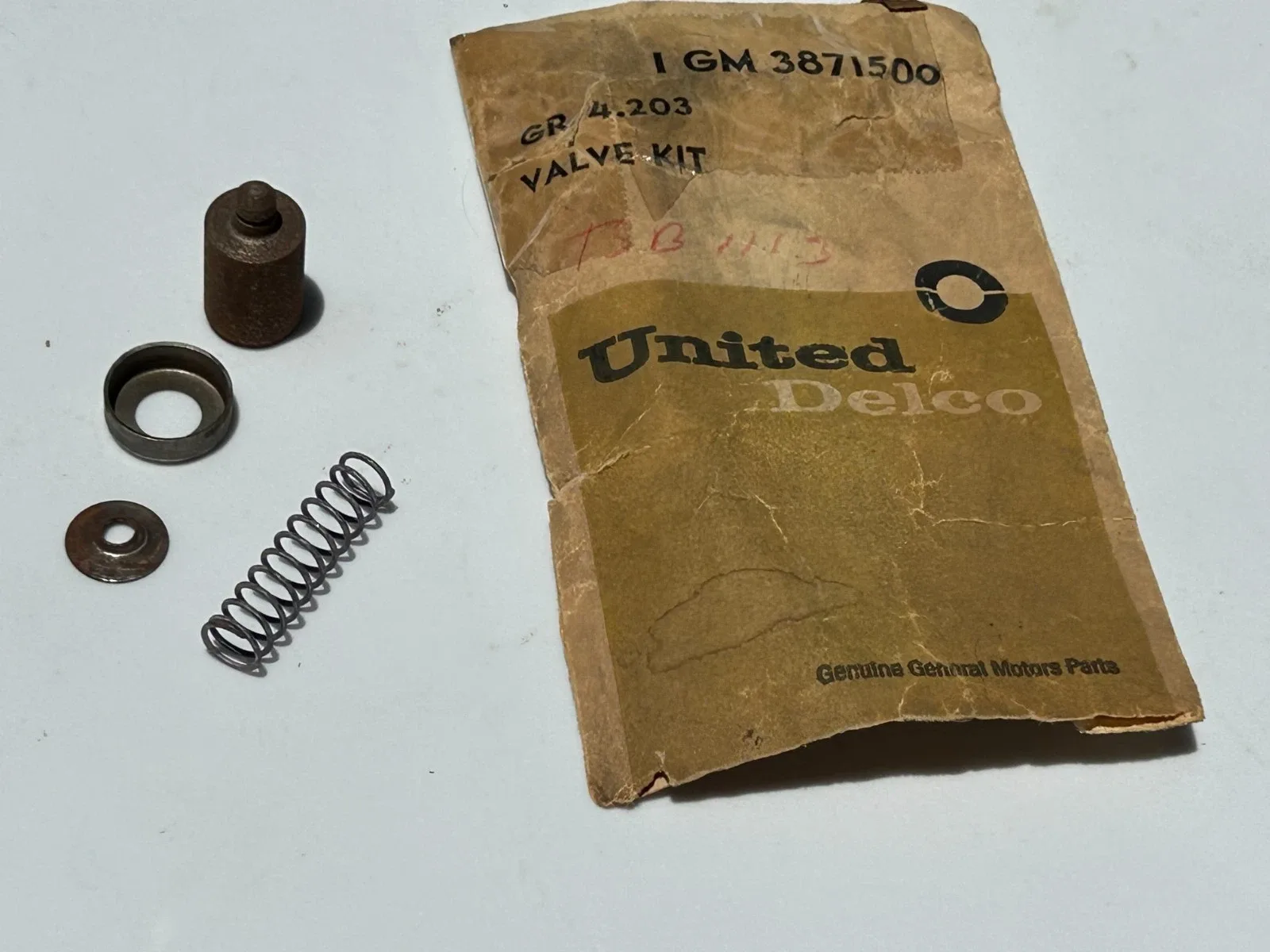1962-1973 Camaro Chevelle Nova PG Oil Pump Priming Valve Kit 3871500