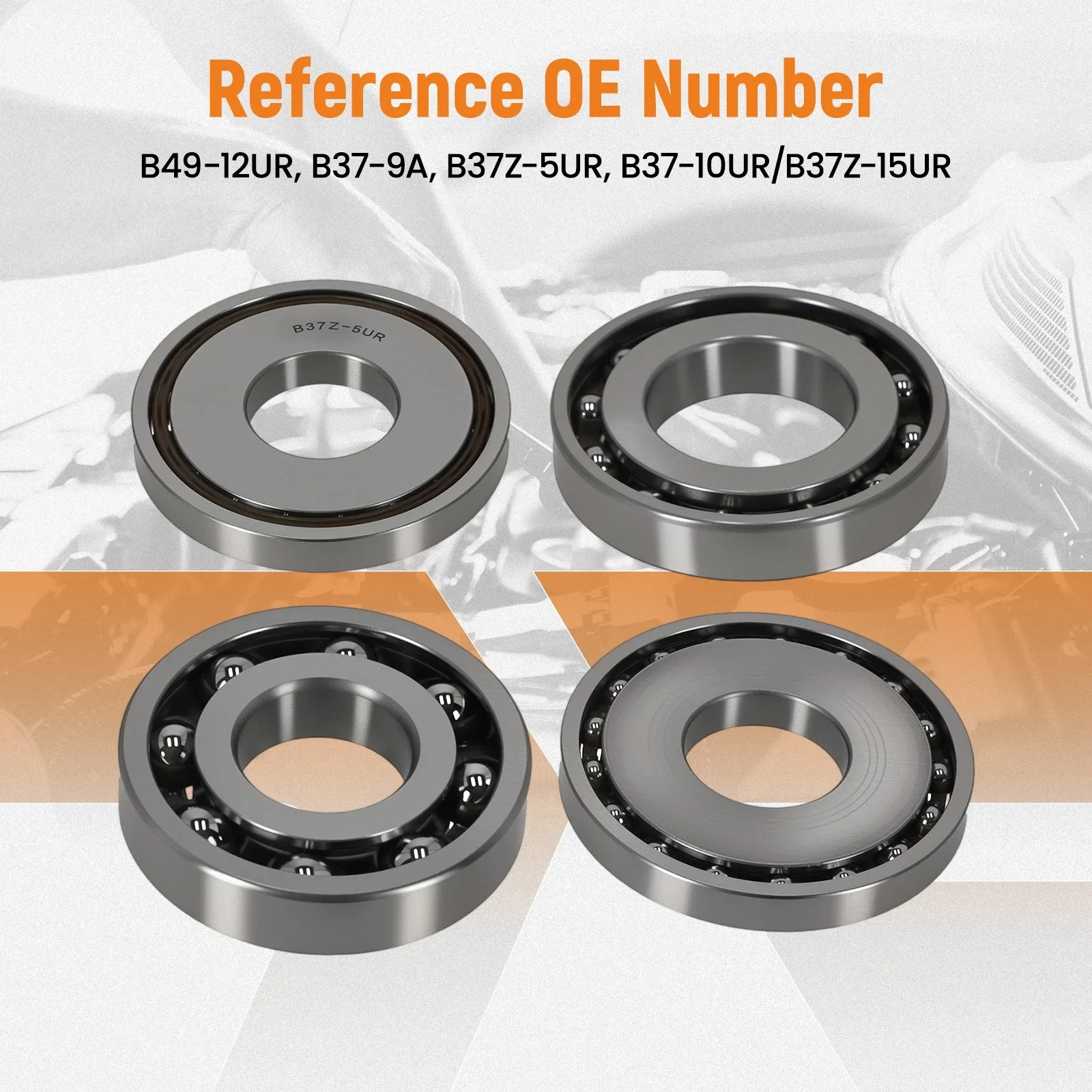 Toyota/Lexus K114 CVT Front Bearing AMU2PB (B37-10UR, B49-12UR) image 2