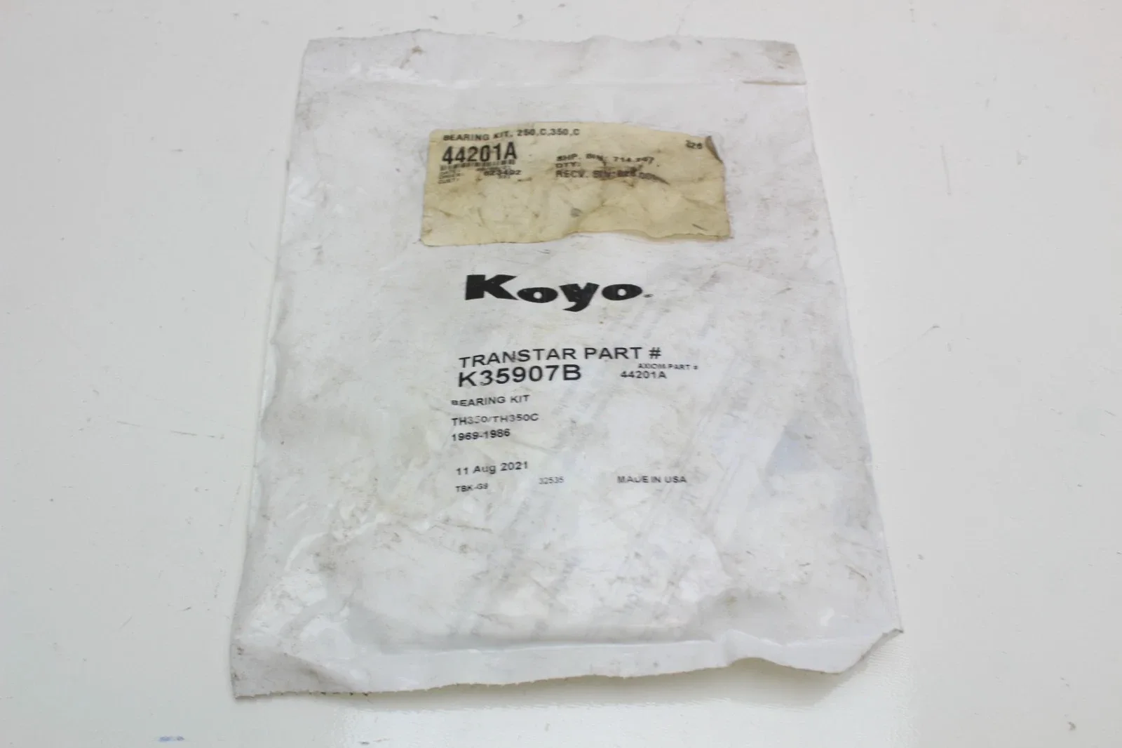 1969-1986 GM TH350 Transmission Bearing Kit Koyo 44201A