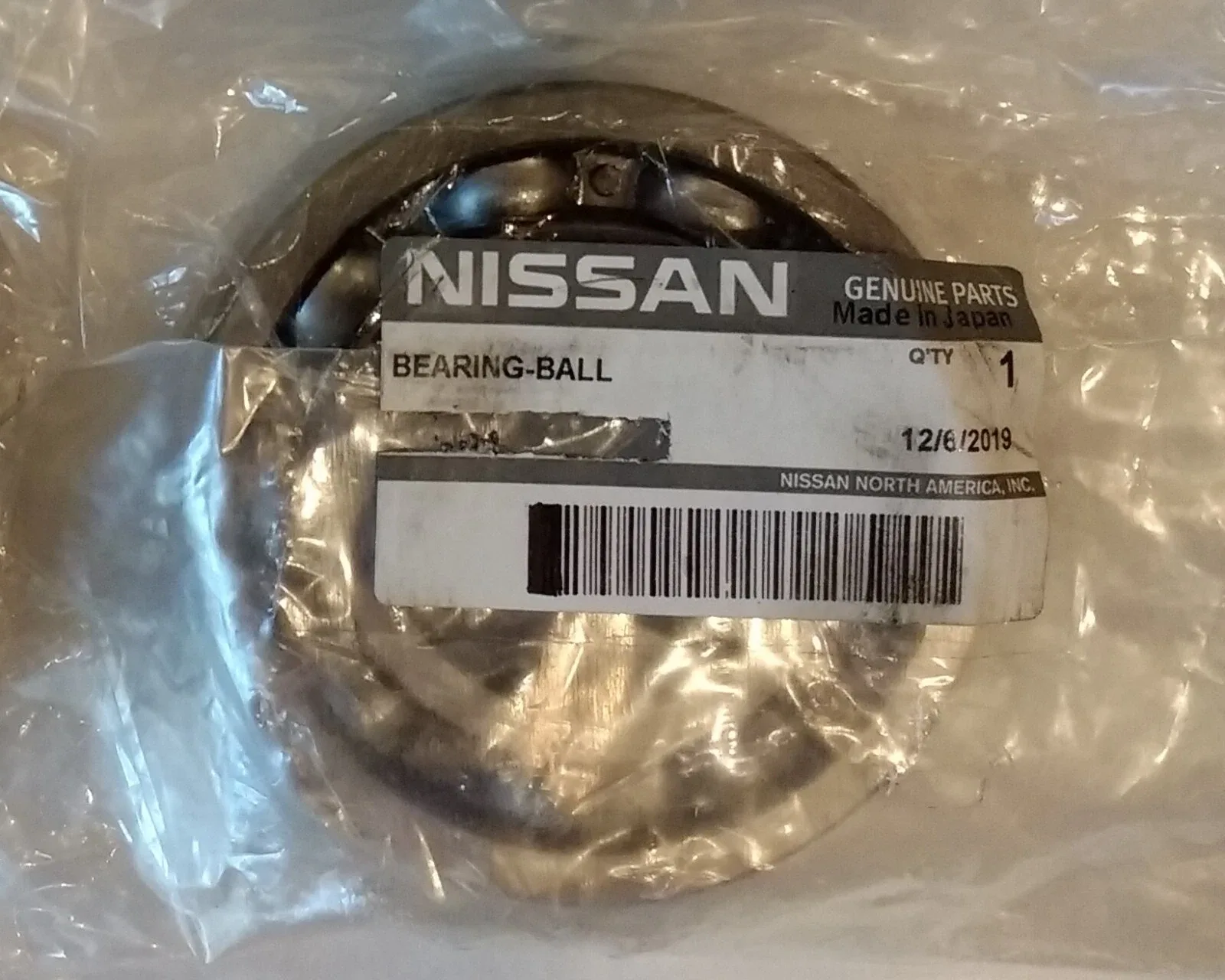Nissan RE0F10A / JF011E Primary Pulley Rear Bearing B40-210UR