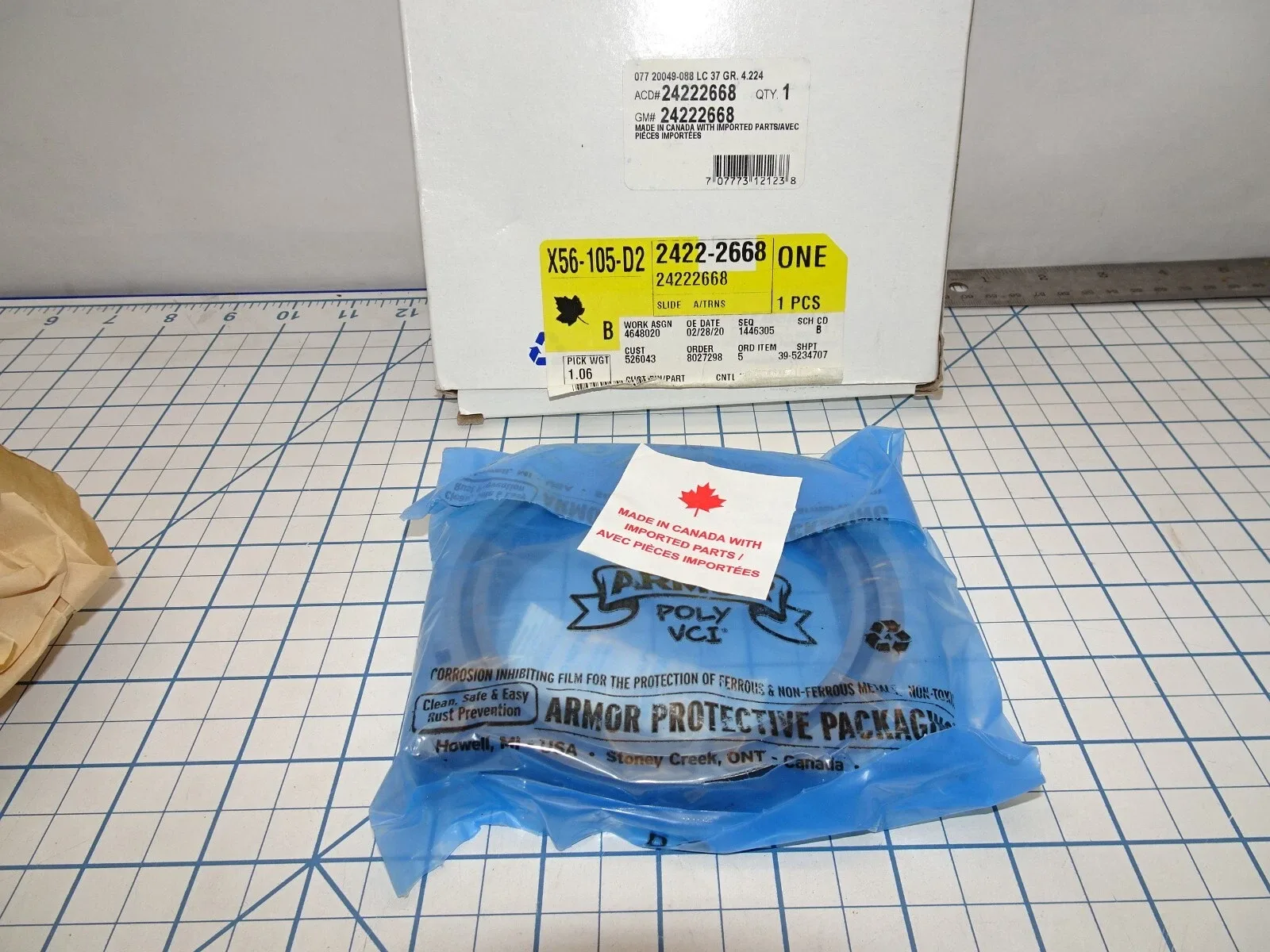 GM 24222668 Transmission Oil Pump Slide