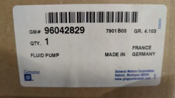 2004-2006 Cadillac XLR Transmission Oil Pump 96042829 image 2