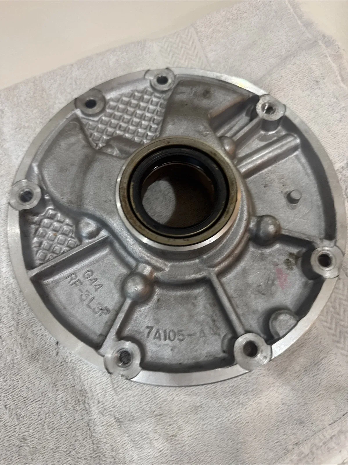 Transmission Front Oil Pump RF-F2VP-7A105-AA (Capco USA, Used) image 2
