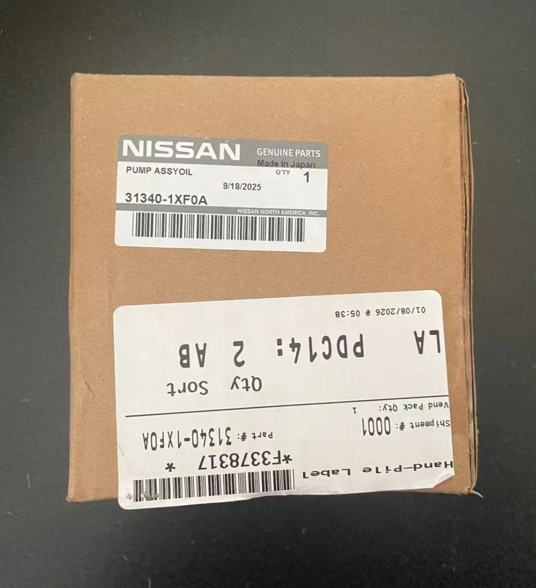 RE0F10A / JF011E Oil Pump 31340-1XF0A for Nissan Dodge Jeep Mitsubishi image 2