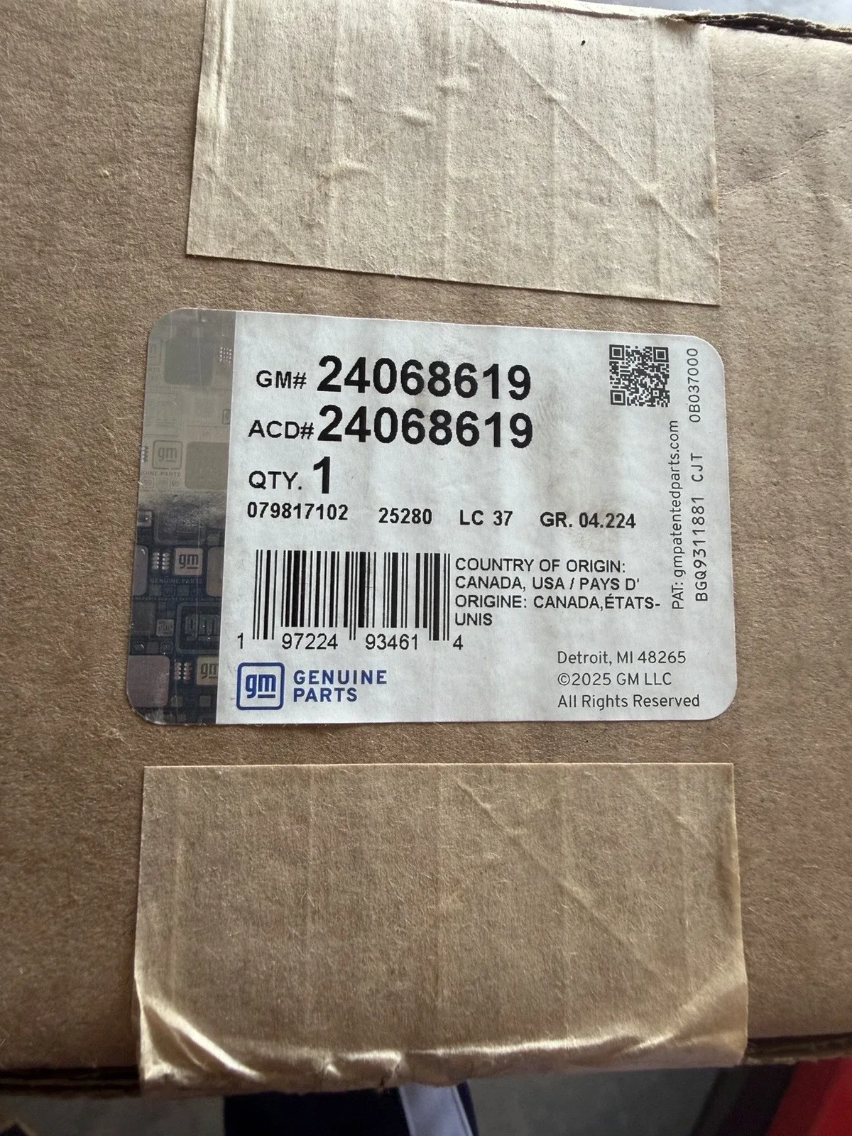 Allison 10L1000 Oil Pump GM 24068619
