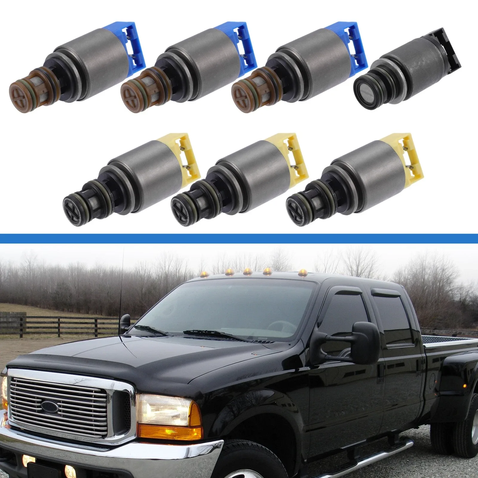 1 Set Engine Shift Control Gearbox Solenoid Valve Kit for 6HP19 6HP26 6HP32 image 2