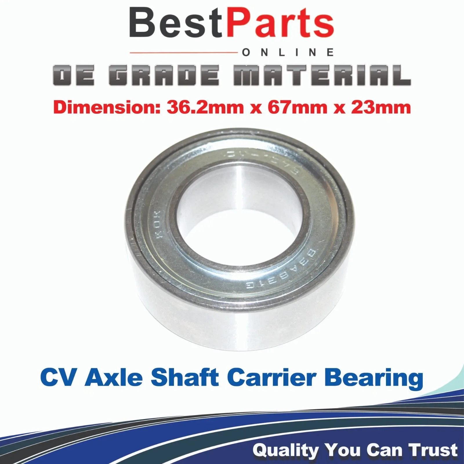 Kotek CV Axle Shaft Carrier Bearing CV-1073 36.2x67x23mm