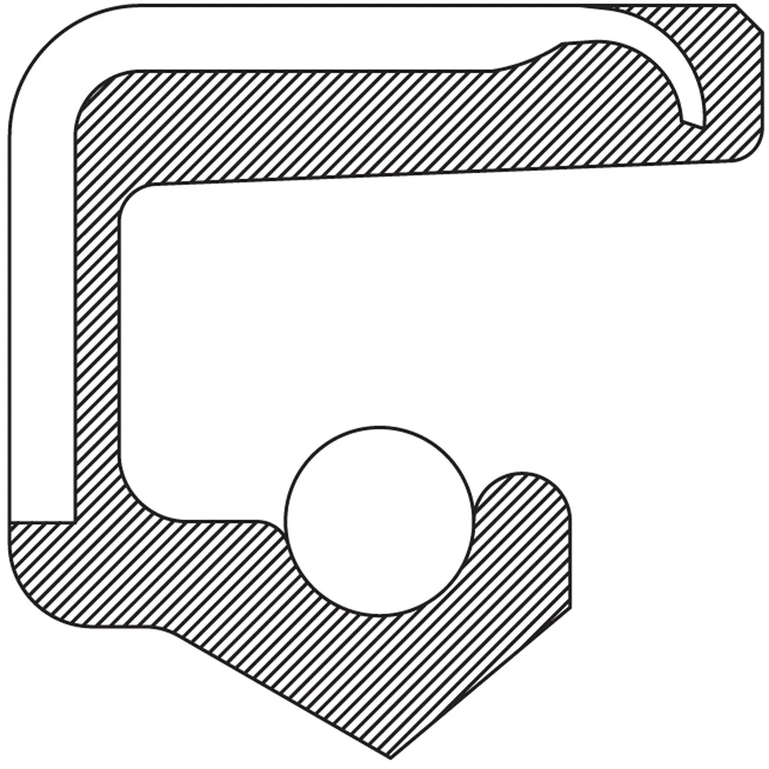 1962-1964 Dodge 880 Front Automatic Transmission Oil Pump Seal - National MPN TOST260606268818 image 3