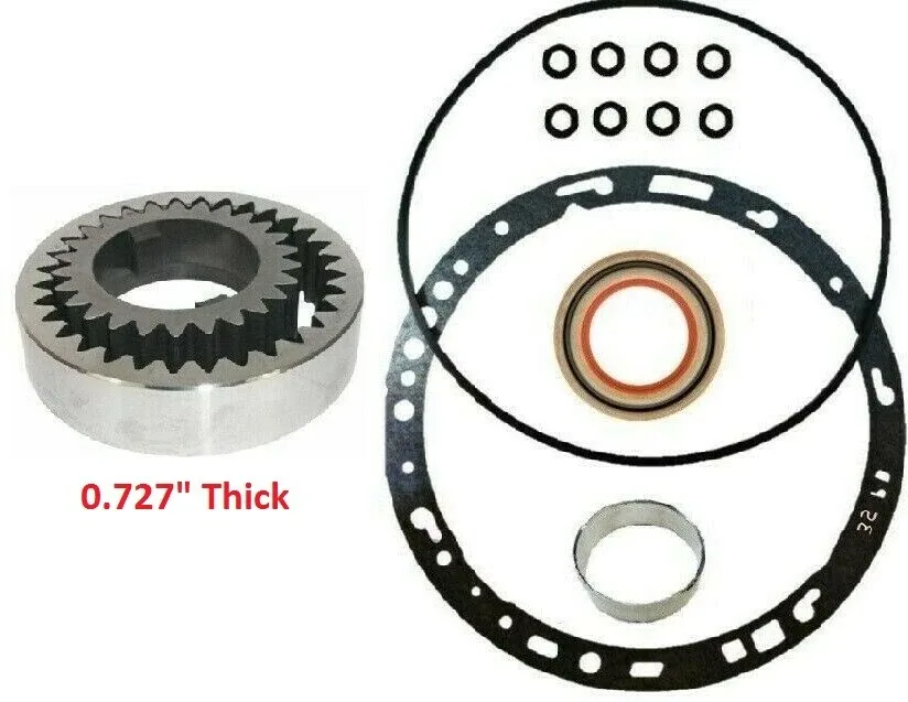 Tri Component Gasket/Seal/Bushing & Oversize Gears (0.727") for GM THM-400 / 3L80 Front Oil Pump — MPN 8679988G