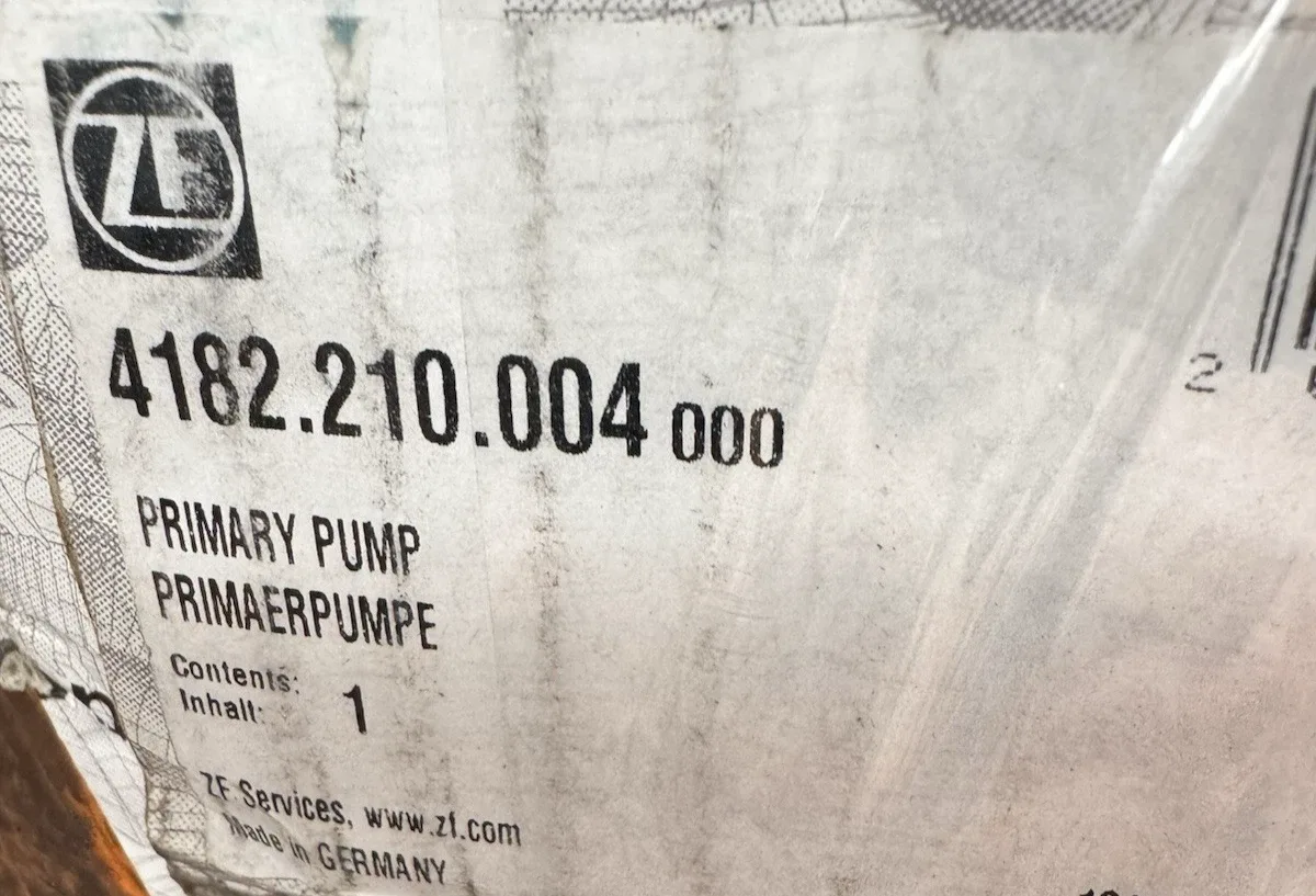 ZF Primary Transmission Oil Pump MPN 4182.210.004 (OEM 4182210004) image 3