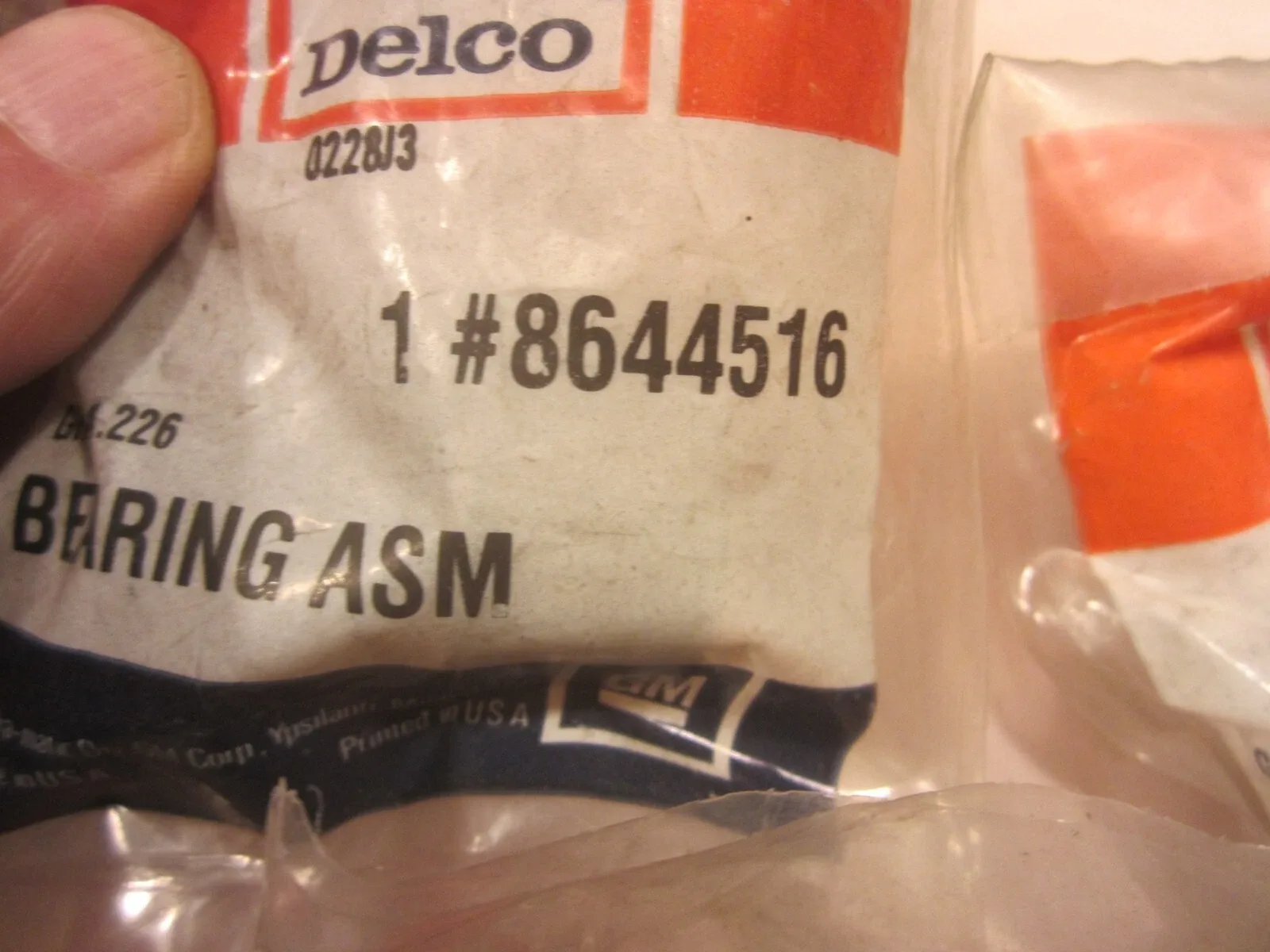 AC Delco 8644516 Automatic Transmission Oil Pump Bearings (4 pcs) image 2