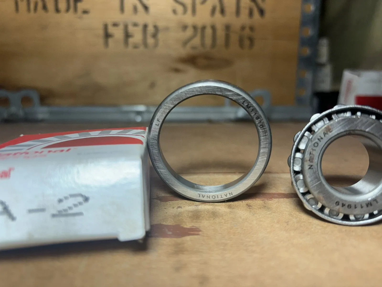 National Bearings A-2 Taper Bearing Set image 3