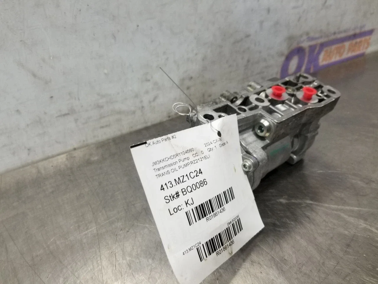 2024 Mazda CX-90 3.3L Transmission Oil Pump RZ2121ELI image 4