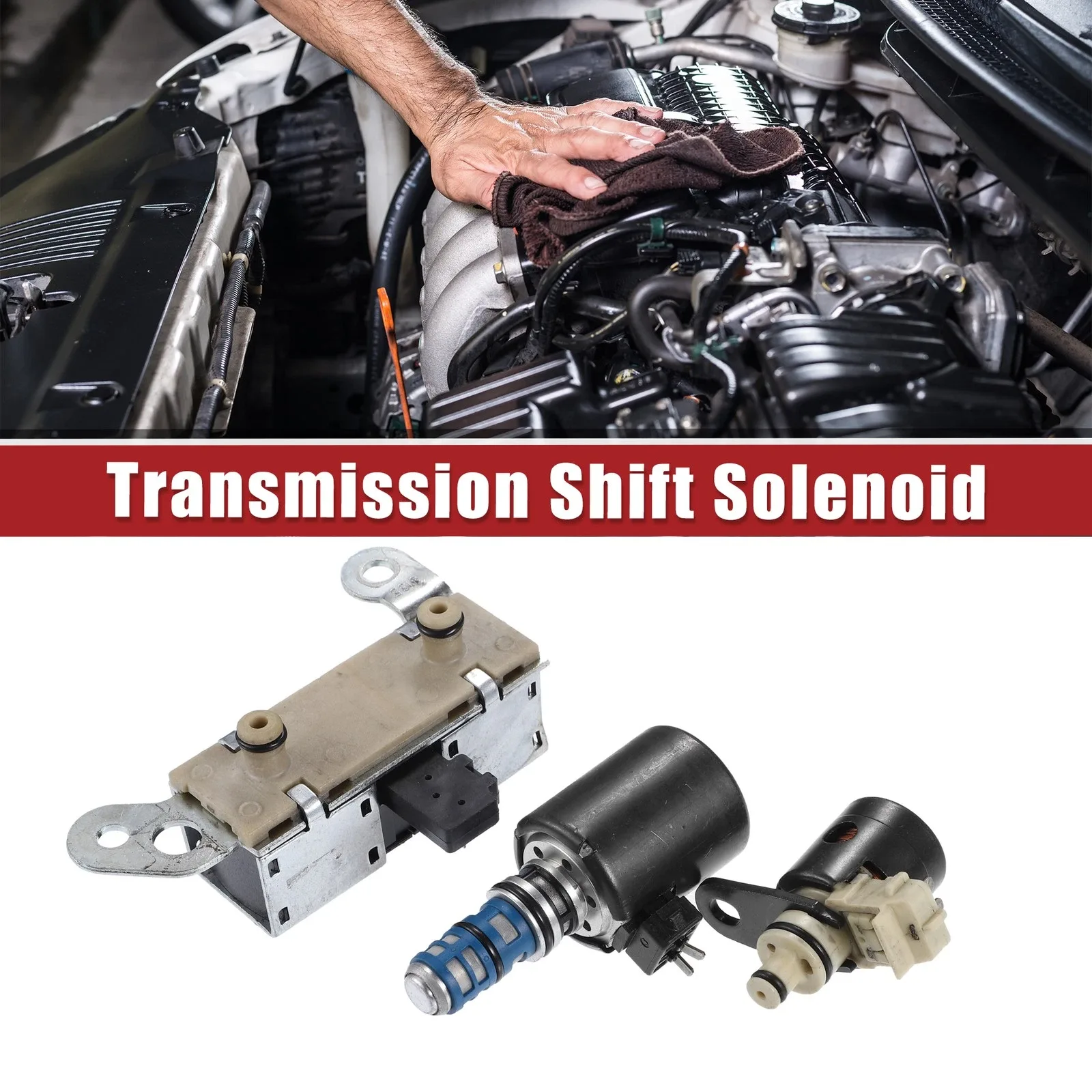 1998-2004 Ford F150 Transmission Shift Solenoid Set F8AZ7G484AB/F8AZ7G136AA image 2