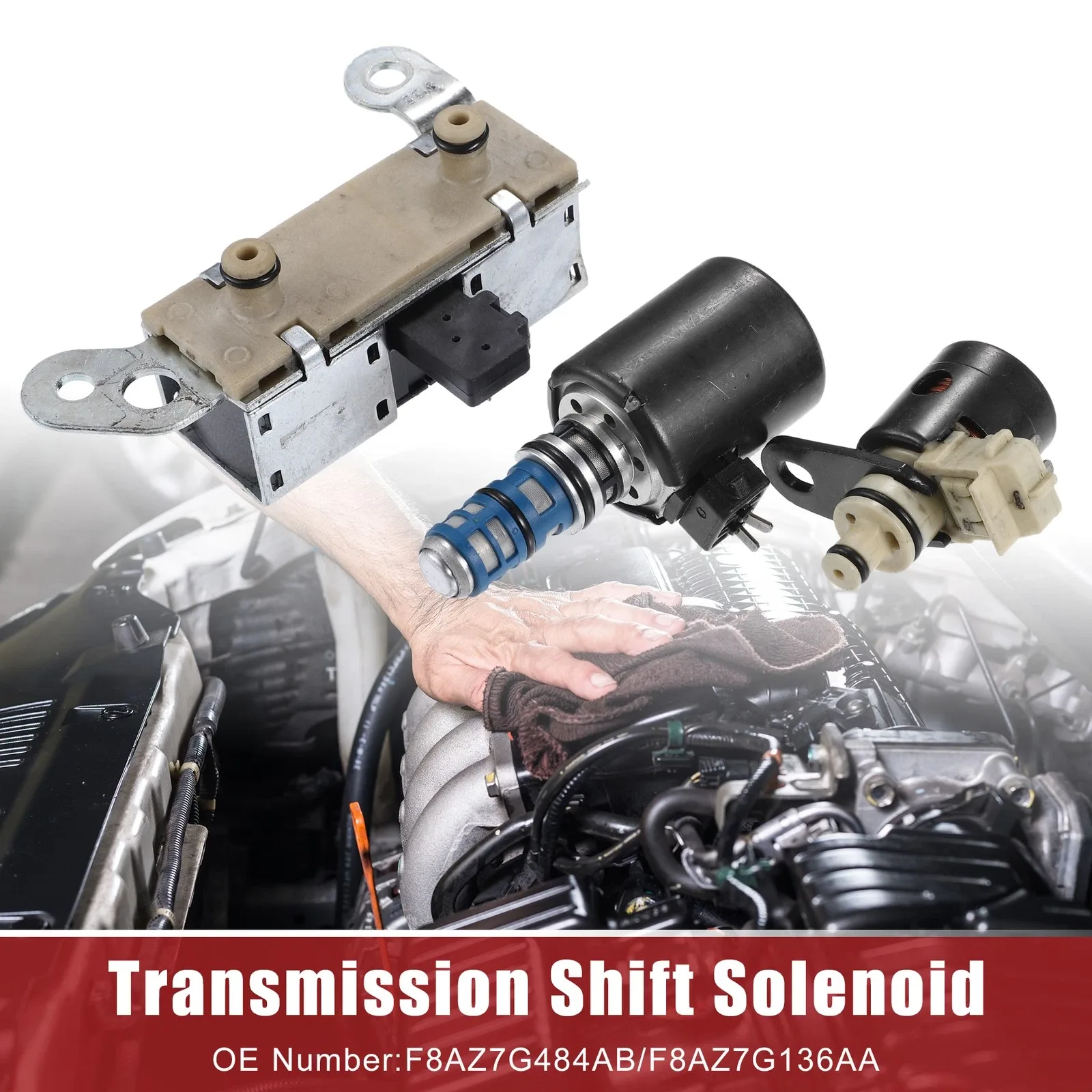 1998-2004 Ford F150 Transmission Shift Solenoid Set F8AZ7G484AB/F8AZ7G136AA