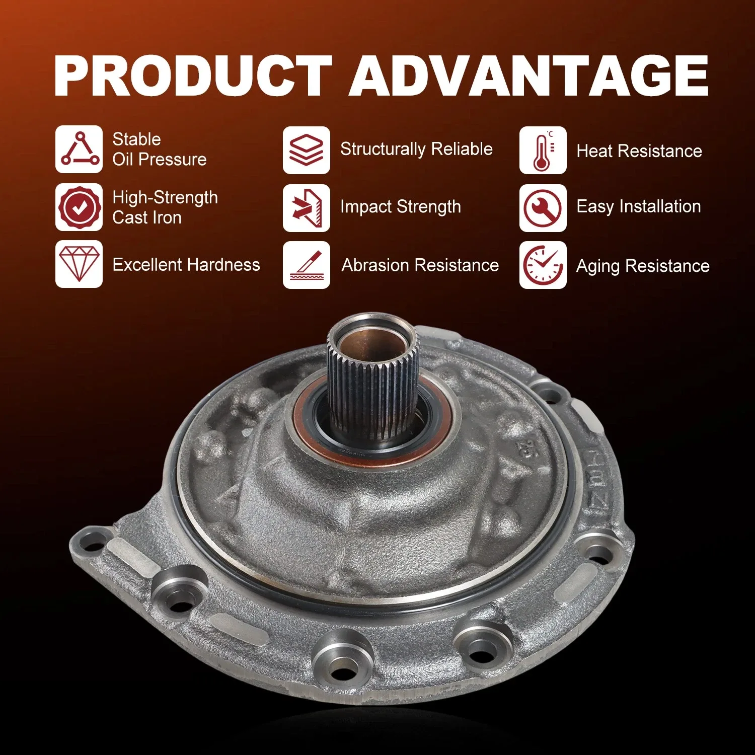 U340E U341E U341F Transmission Oil Pump Assembly 37500 — Toyota / Lexus / Pontiac image 2