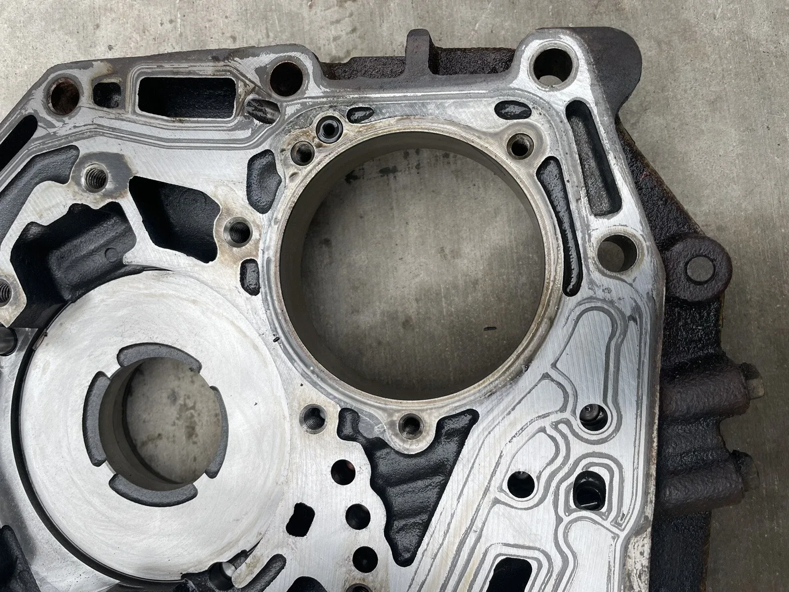 1998 Subaru Impreza Outback 2.2L 4EAT Transmission Oil Pump Housing with Drive Pinion Retainer image 2