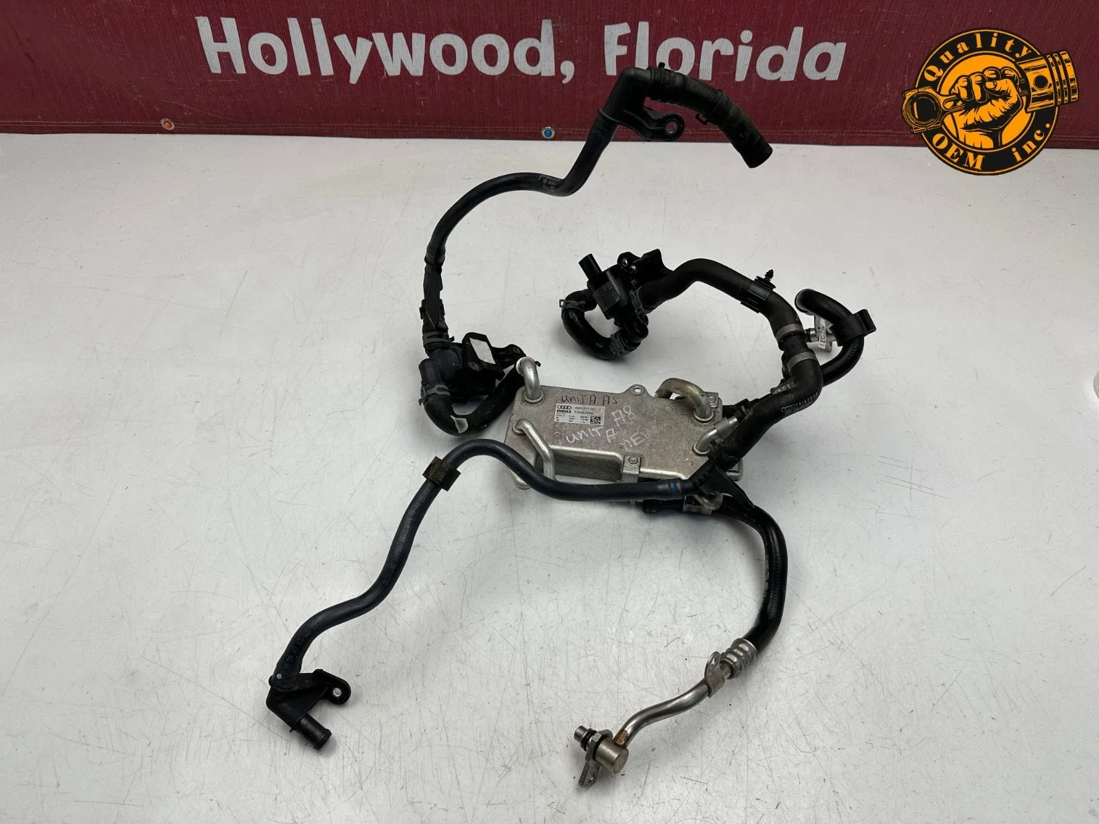 2019-2021 Audi A8/A8L 4.0 Transmission Oil Cooler w/ Hoses & Water Pump