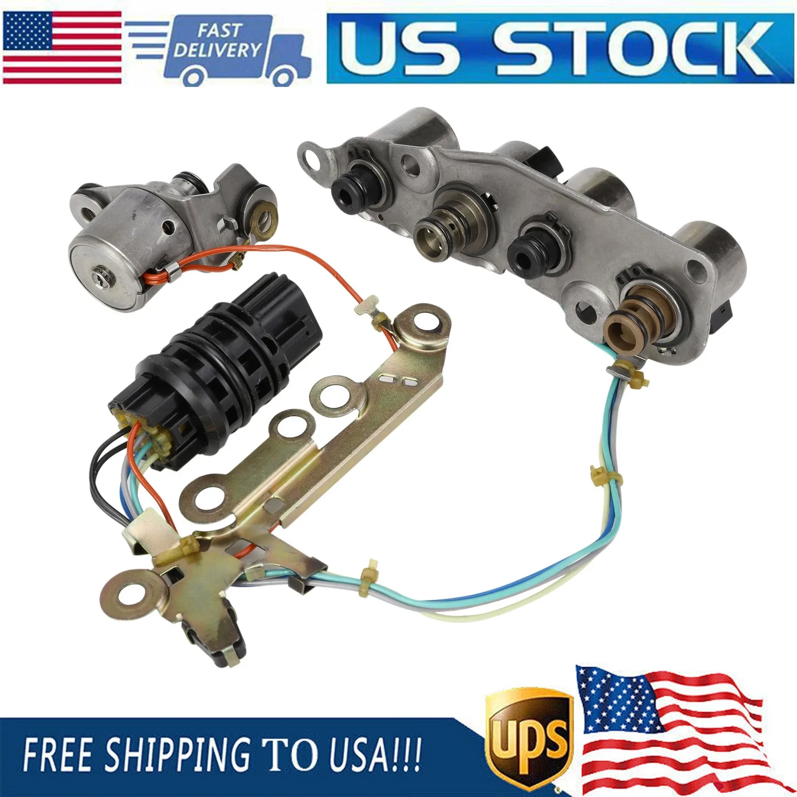 Transmission Shift Control Solenoid Set Fits 2000-06 Nissan Maxima Sentra Altima