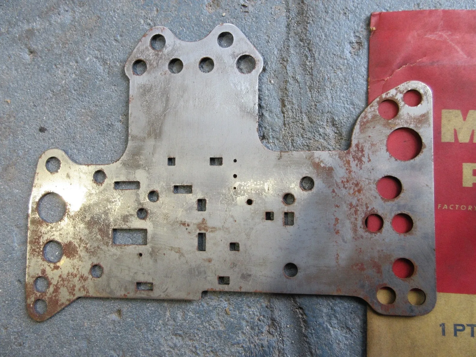 1954 Mopar Powerflite Valve Body Plate P/N 1408395 image 3