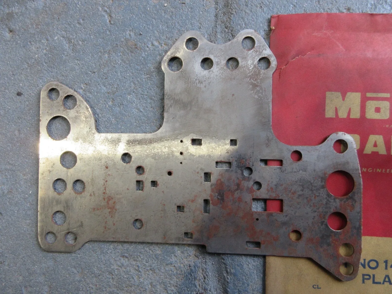 1954 Mopar Powerflite Valve Body Plate P/N 1408395