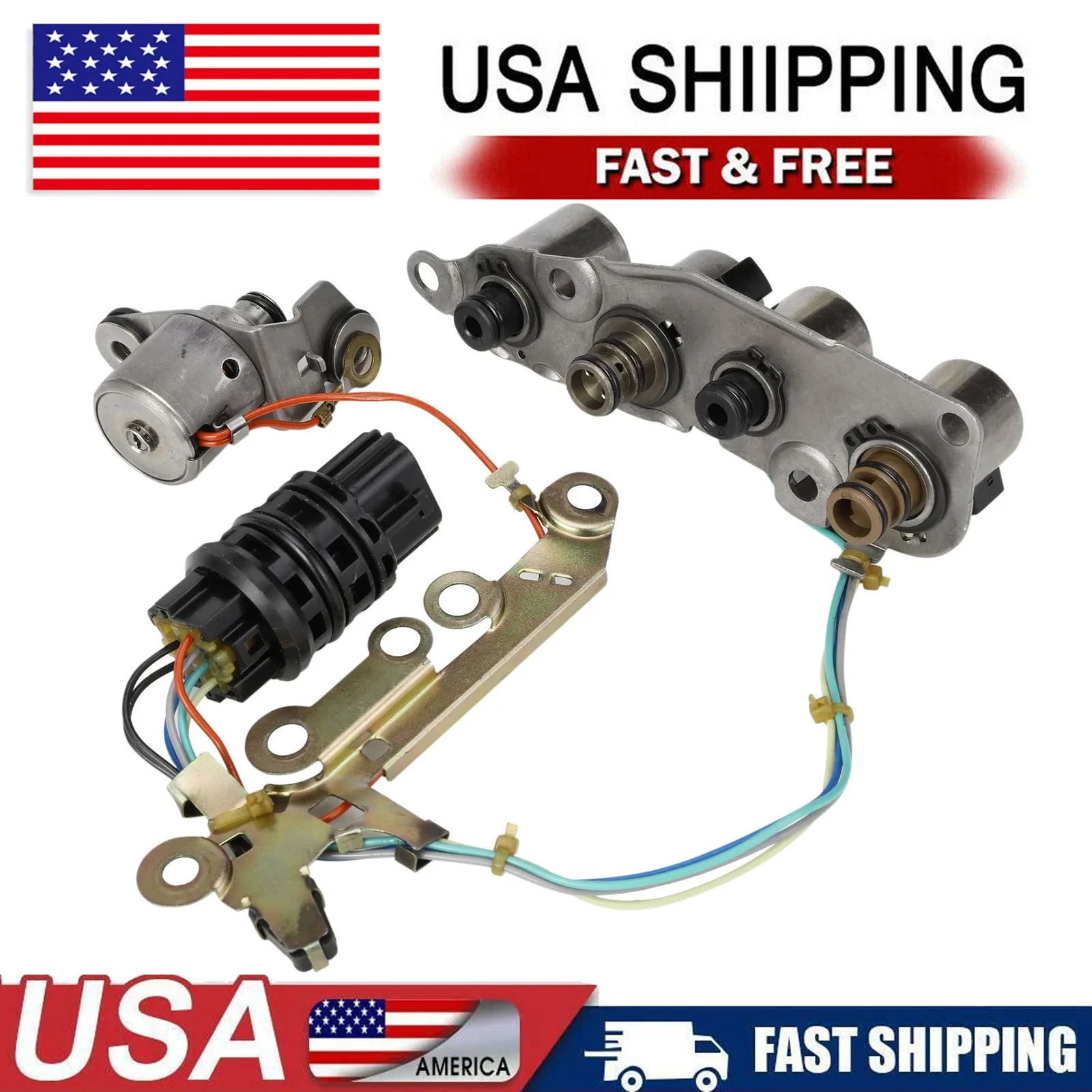 Transmission Shift Control Solenoid Kit For 2000-06 Nissan Maxima Sentra Altima