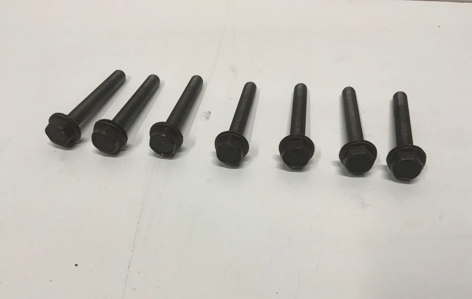 GM 700R4 Oil Pump Mounting Bolts Set of 7 OEM Chevrolet - CHEVROLET TRUCK CARS AUTO TRANS PARTS