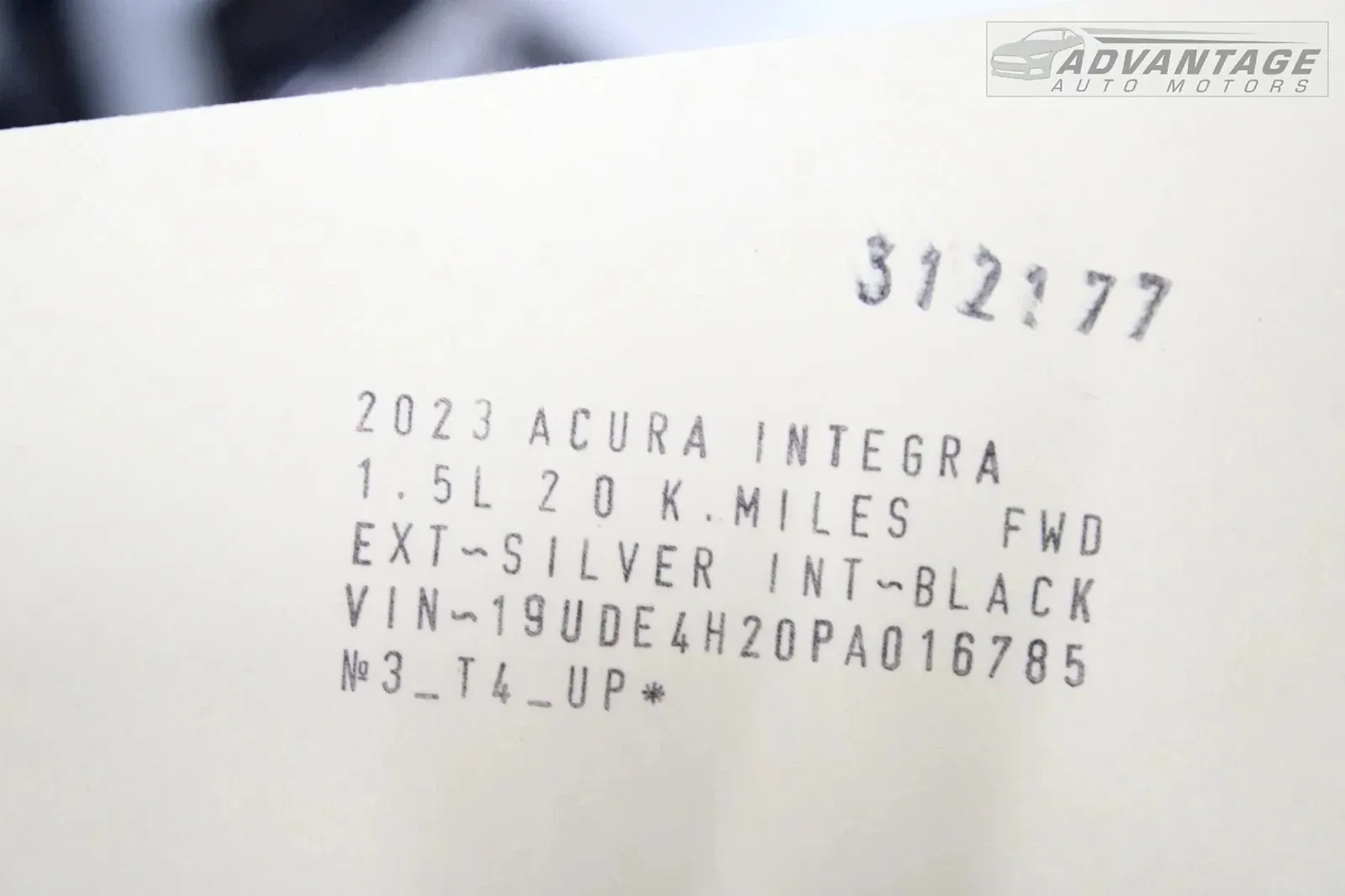 2023 Acura Integra CVT Transmission Oil Pump Supply Pipe OEM image 4