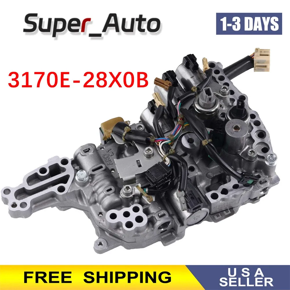 2008-up Nissan JF016E Valve Body w/ Solenoids - MPN 31705-29X6D