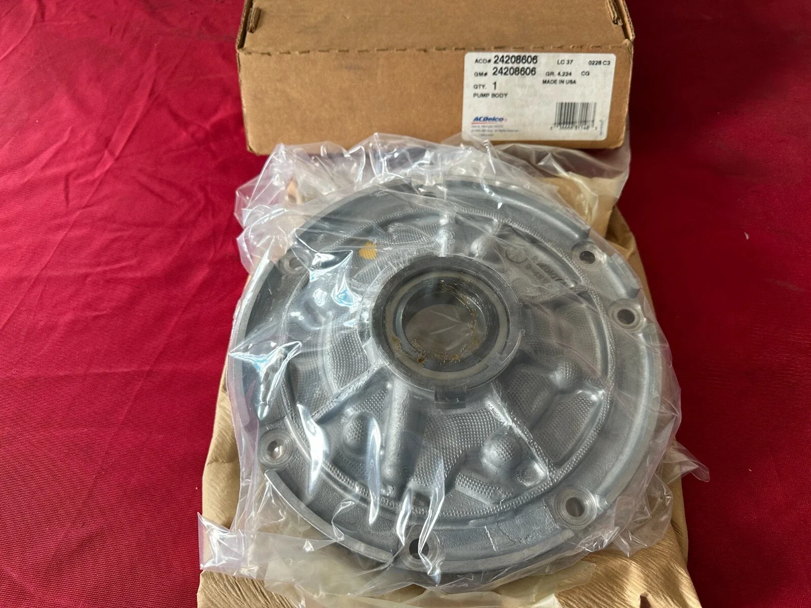 ACDelco GM 24208606 4L60E Transmission Oil Pump