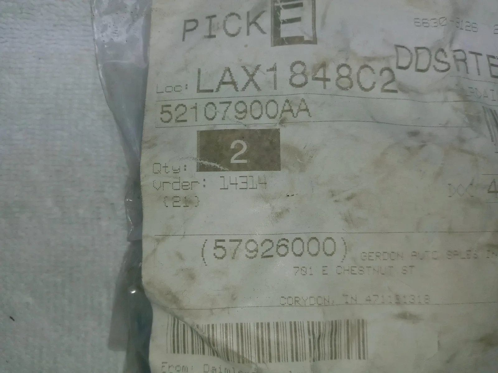 Mopar 52107900AA Transmission Oil Pump O-Ring - Genuine OEM NOS image 3