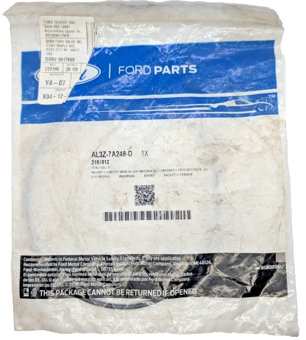 Ford F-250 6R80 Transmission Oil Pump Seal AL3Z-7A248-D