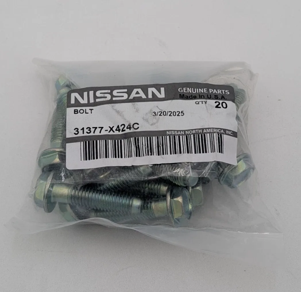 Nissan Kicks Sentra Versa CVT Oil Pump Bolt 31377-X424C - 20 Pc OEM