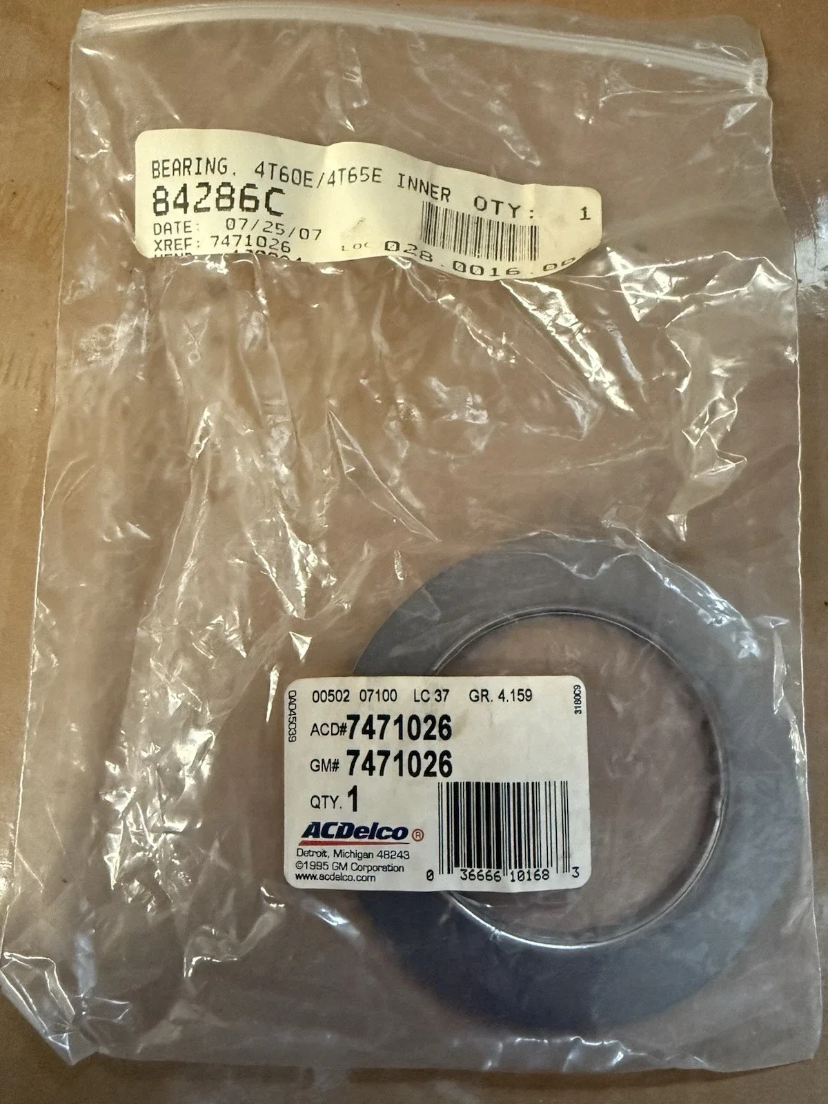 ACDelco 84286C Bearing for 4T60E / 4T65E Transmissions (1996-on)