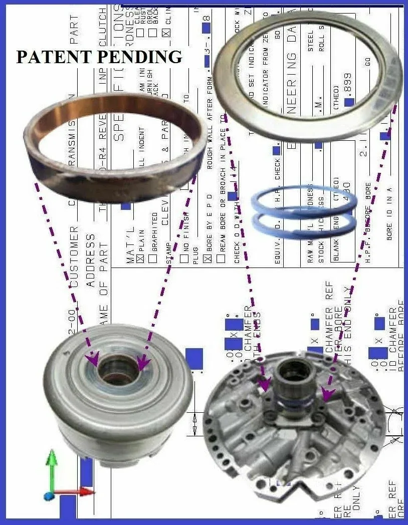 GM 700R4 Pump Stator Bearing & Bushing Kit - GDENGINEERING MPN TRANSMISSION-KIT-REBUILD-OVERHAUL-HEAVY-DUTY-HIGH-PERFORMANCE