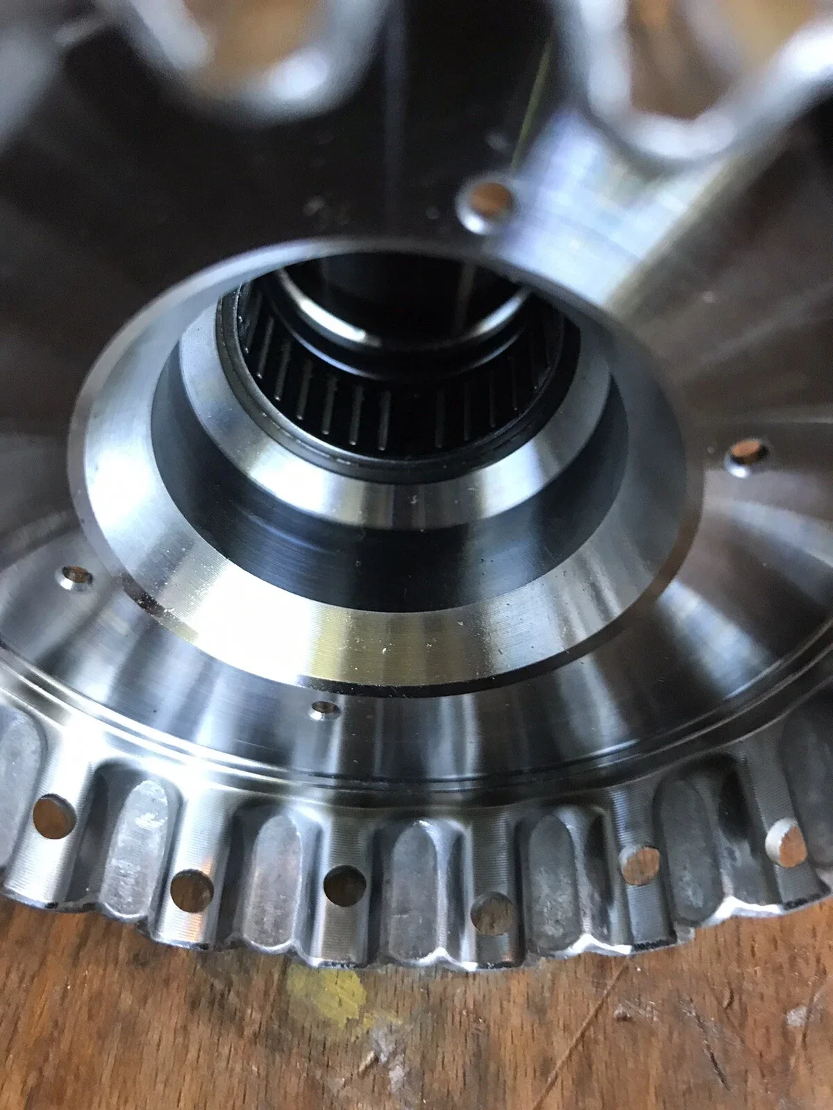 GM 4T60E Transmission 4th Clutch Cookie Cutter With Inside Needle Bearing image 3