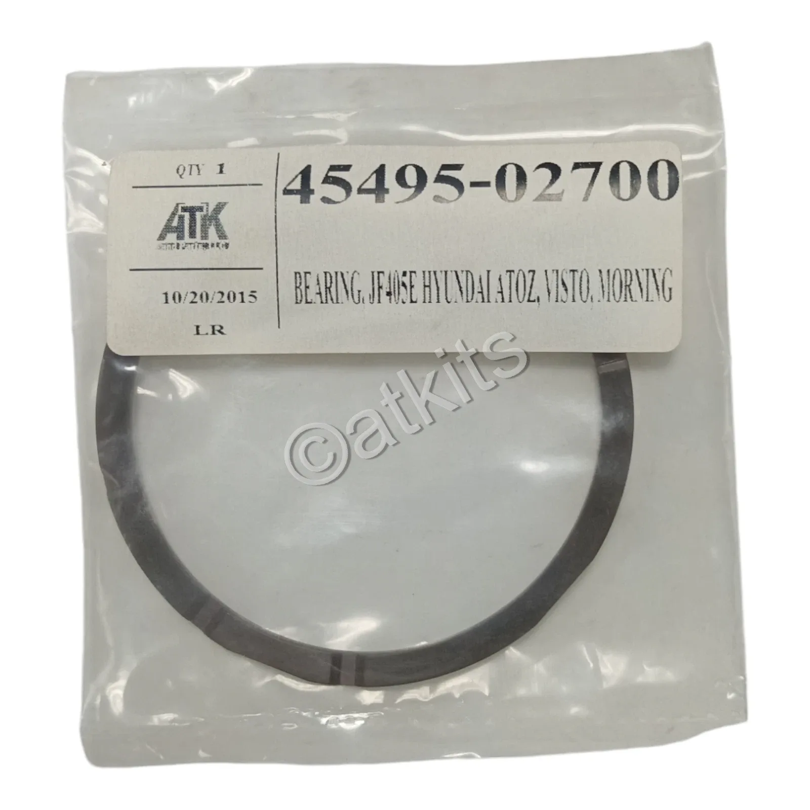 BEARING, JF405E HYUNDAI ATOZ, VISTO, MORNING. OEM# 45495-02700