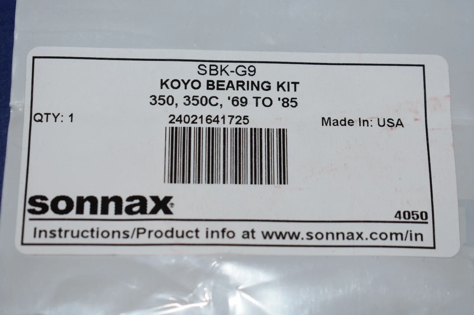 GM TH250 TH350 TH350C 5 Piece Transmission Thrust Bearing Kit 1969 - 1986 Sonnax image 4