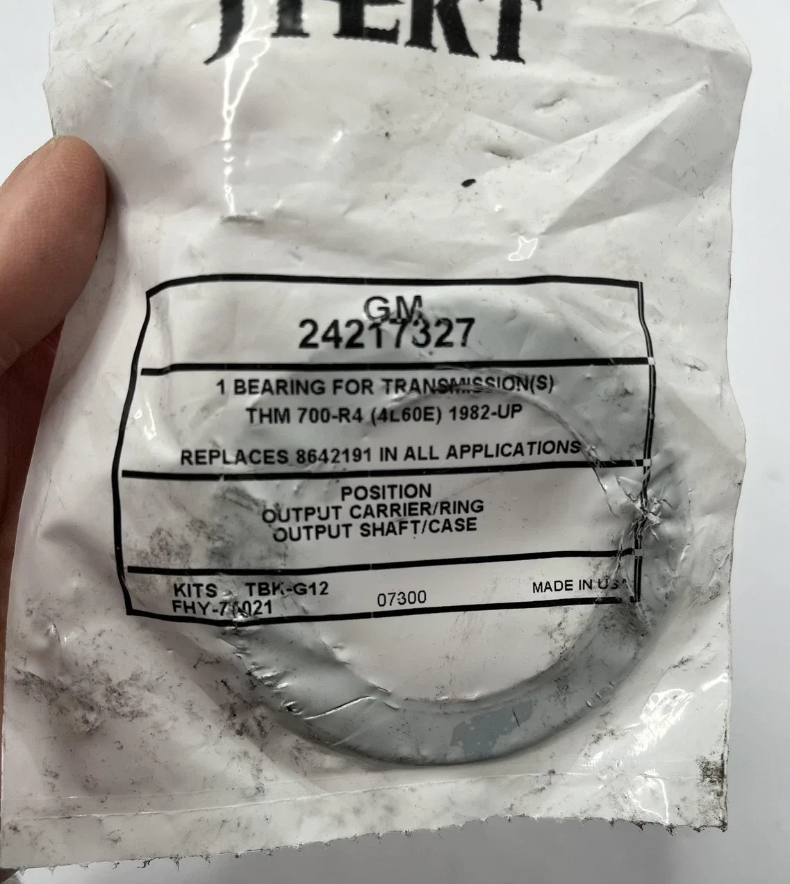 JTEKT Transmission Bearing 24217327 for THM 700-R4 / 4L60E (1982-Up) image 3