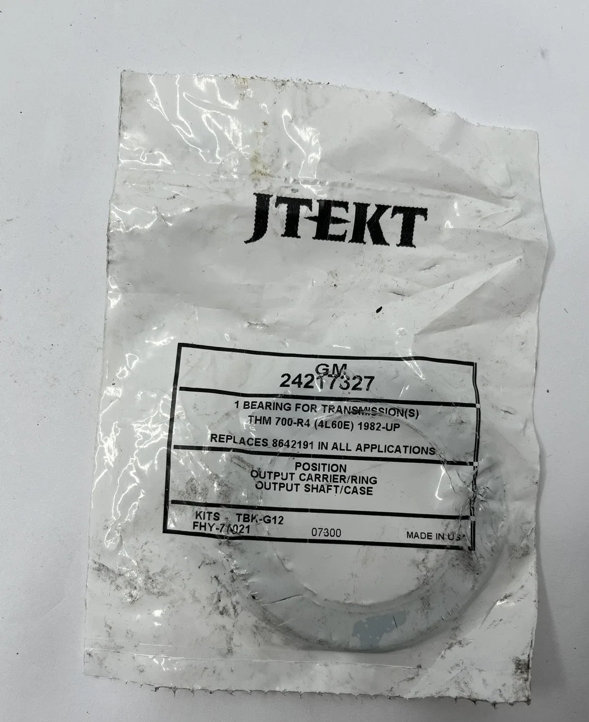 JTEKT Transmission Bearing 24217327 for THM 700-R4 / 4L60E (1982-Up)