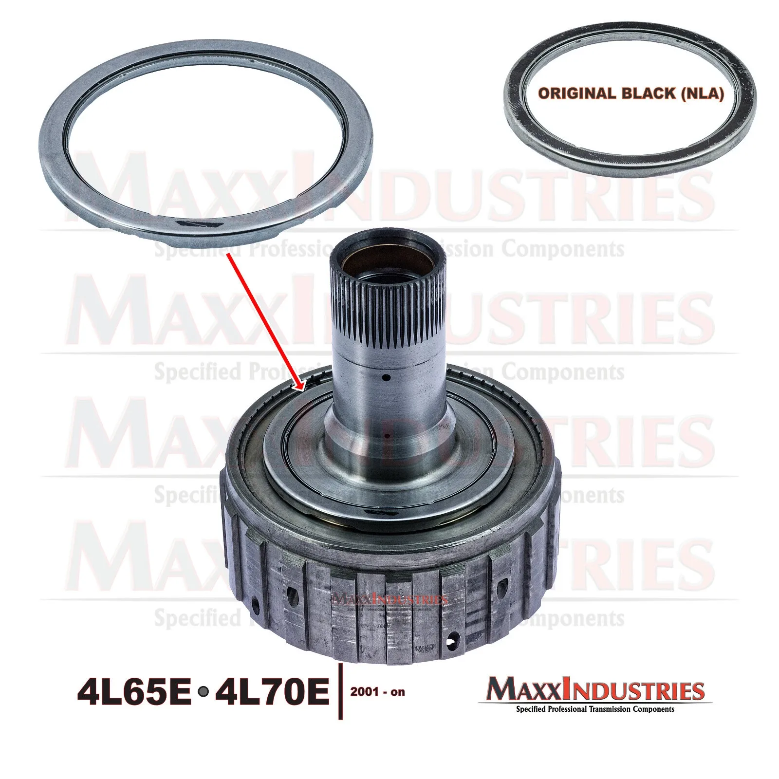 2001+ 4L60E/4L65E Reaction Shaft Hub-to-Shell Bearing (MPN 77408) image 4